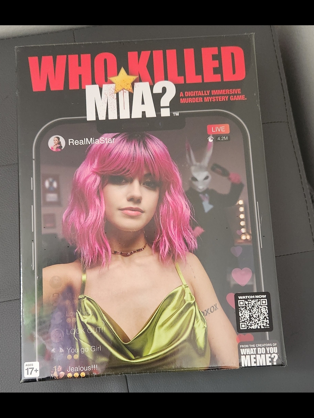 Who Killed Mia? Board Game – Pink Hair Live Star Edition